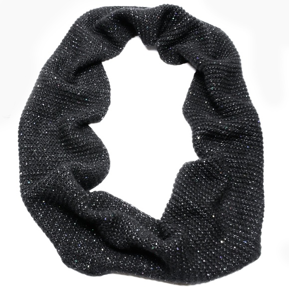 UN JOUR AILLEURS Eternity Scarf with Multicolour Micro Paillettes - Picture 10 of 13